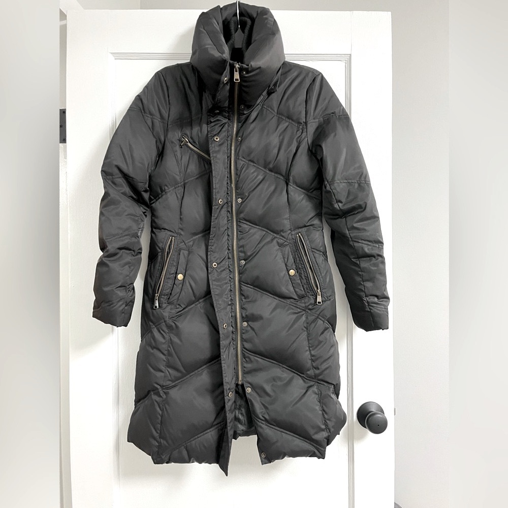 Andrew Marc down puffer coat - size small - black